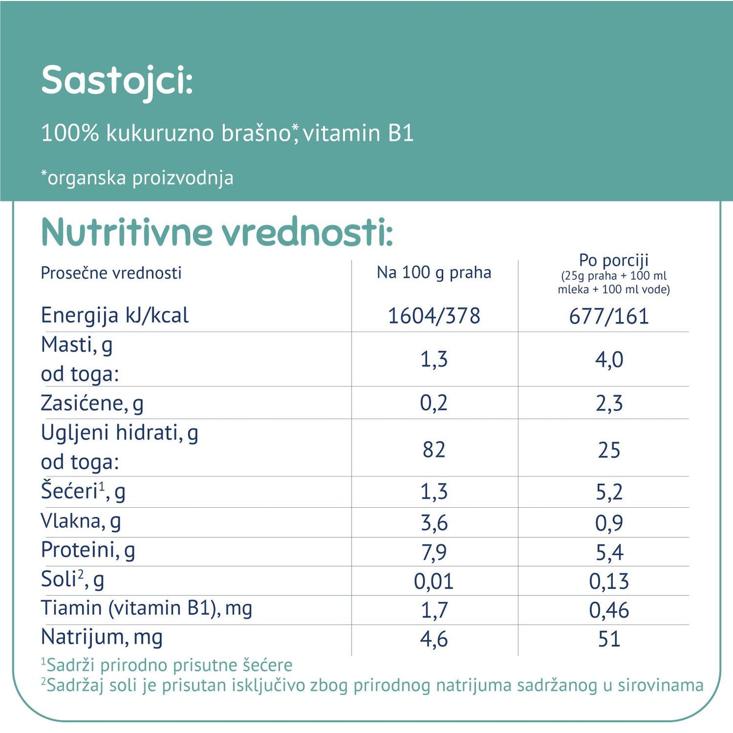 Fleur Alpine organska bezml. kaša od kukuruza , 4+, 175 g