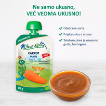 Fleur Alpine organski pire sa šargarepom 4+, 90gr