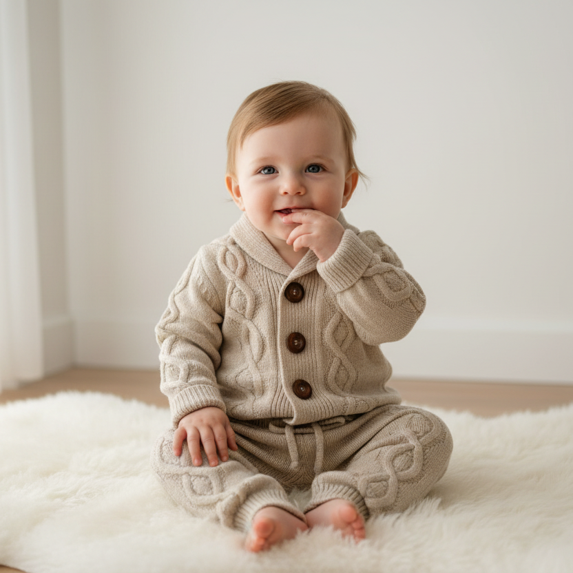 BABY MIO kompletic trikotaza: pantaloni, jakna