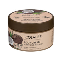 ECOLATIER Krema za telo, Organski Kokos, 250ml