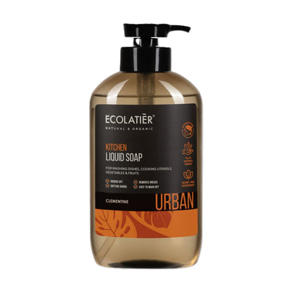 ECOLATIER Tečni kuhinjski sapun Clementine, 600 ml