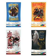 Jelly Belly Harry Potter candy with 10 magical flavors, packaging featuring Wizarding World characters.