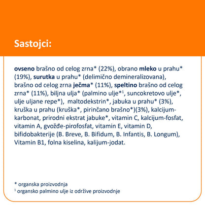 Fleur Alpine organska mlečna kaša "Više žitarica sa voćem", 6+, 200 g