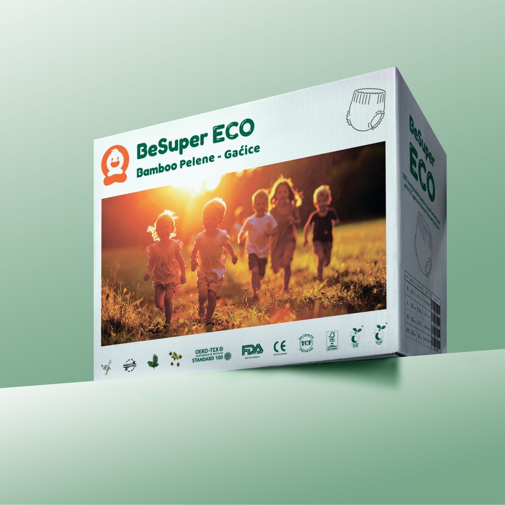 BeSuper ECO Bamboo Pelene-Gaćice