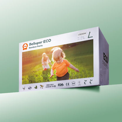 BeSuper ECO Bamboo Pelene-Gaćice (100 kom/kutija)