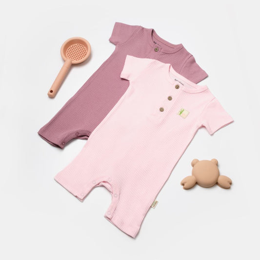 Baby Cosy bodi majica majica kratkih rukava sa šortsom za devojčice od bambusovih vlakana