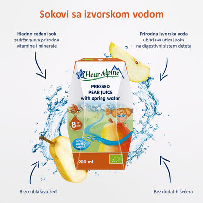 Fleur Alpine organski sokić sa vodom od kruške