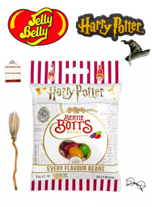 Jelly Belly Candy Bertie Bott's beans, 54g pack, featuring unique Harry Potter-themed flavors.