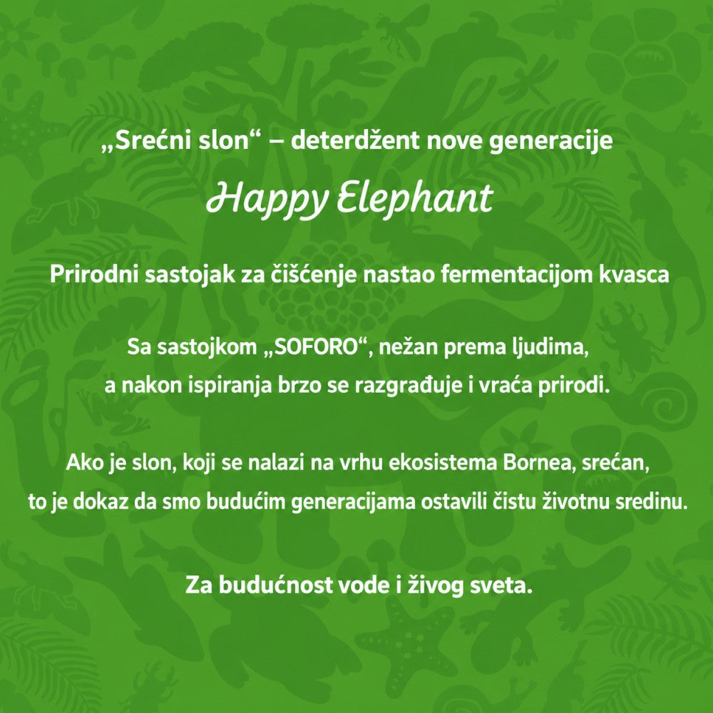 Deterdžent za veš Happy Elephant – dopuna 540 ml