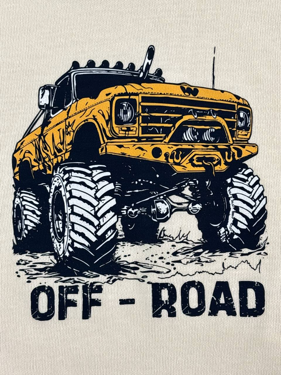 WOWO Kids Komplekt sa auto OFF ROAD: pantalone, prsluk, majica dugih rukava
