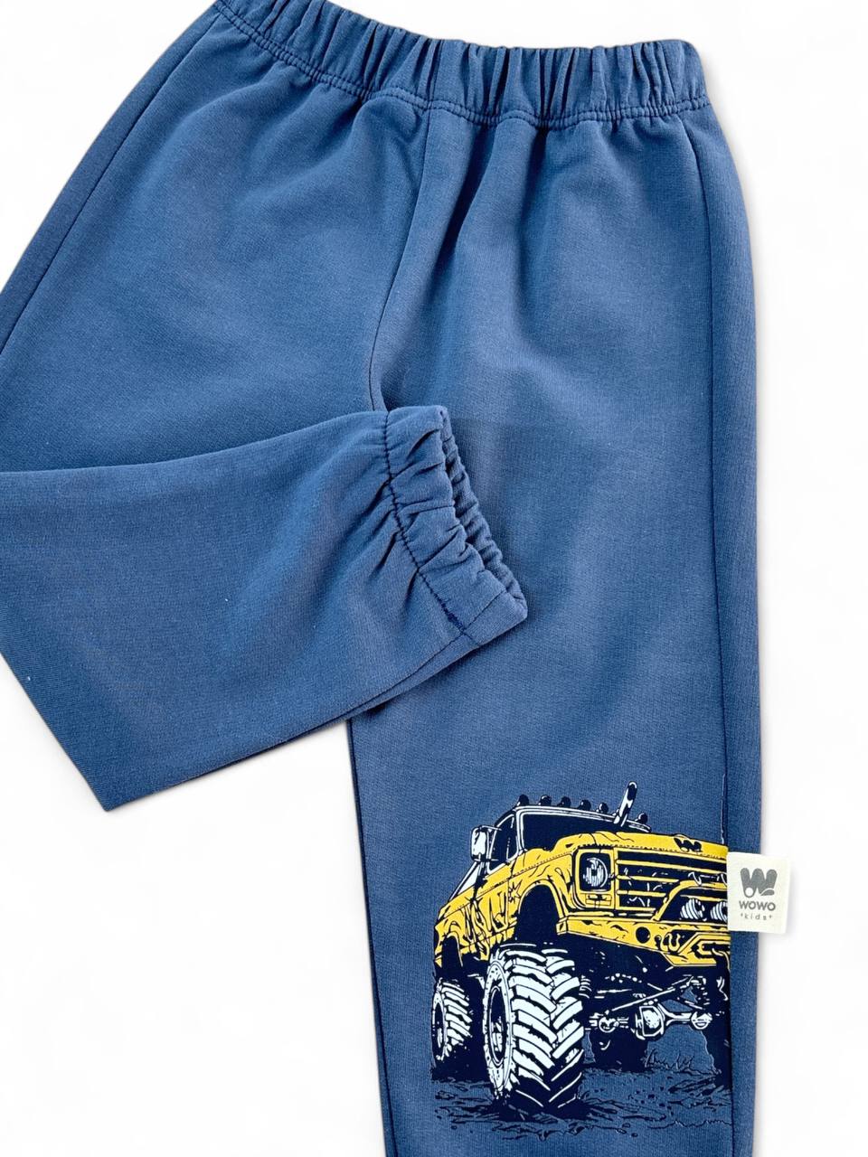 WOWO Kids Komplekt sa auto OFF ROAD: pantalone, prsluk, majica dugih rukava