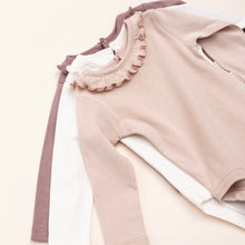 VAUVA Bobi za bebe dugih rukava sa volanima oko vrata