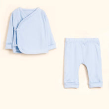 VAUVA dvodelni komplet od pamuka za novorođenčad: pantalone i majica dugih rukava