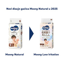 Moony Natural Japanske Low Irritation pelene-gaćice
