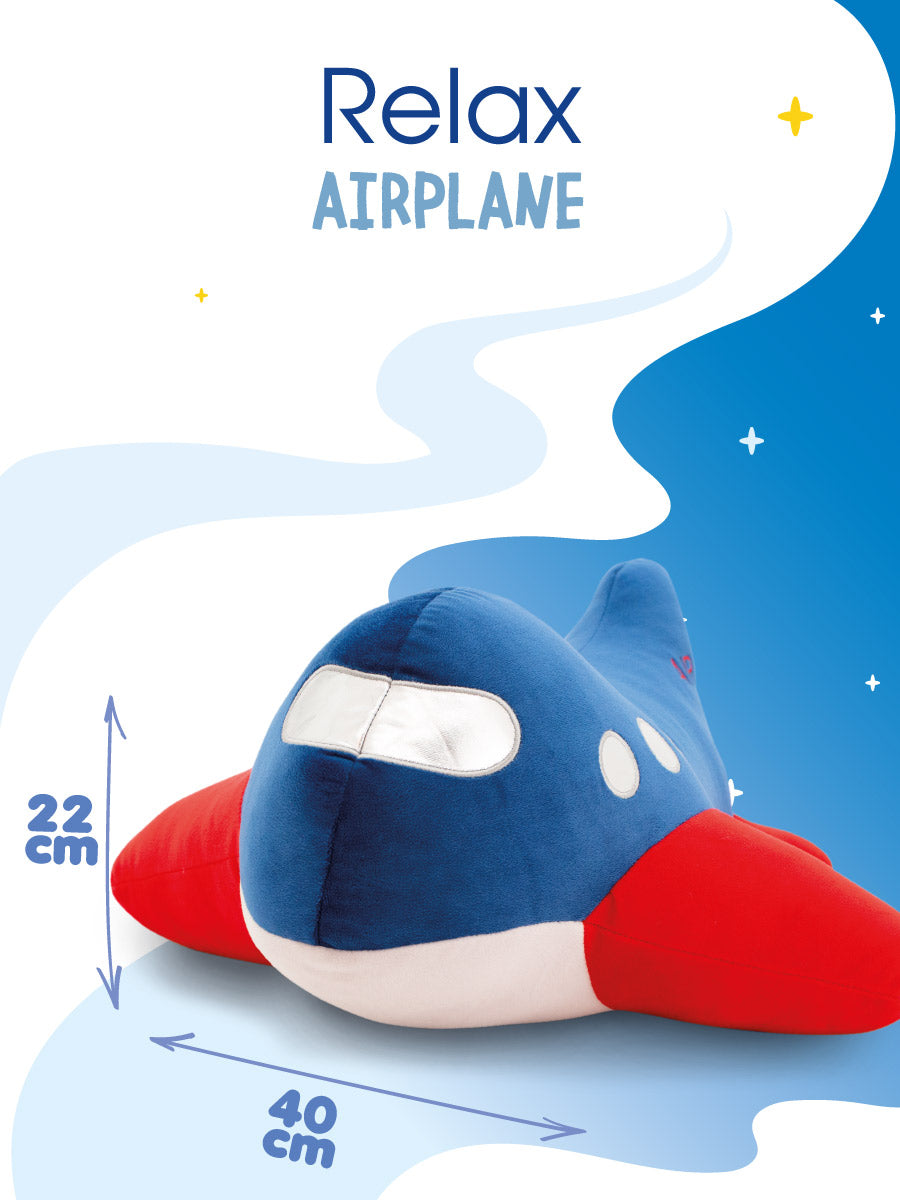 ORANGE TOYS Meka igračka-jastuk Avion