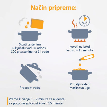 Fleur Alpine testenina ZVEZDICE (Stelline) od durum pšenice, 250 g