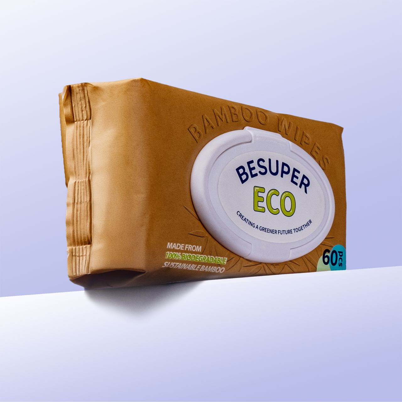BeSuper ECO Bamboo vlažne maramice 60 kom