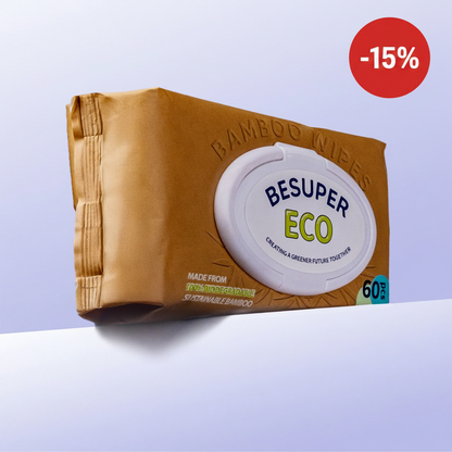 BeSuper ECO Bamboo vlažne maramice 60 kom