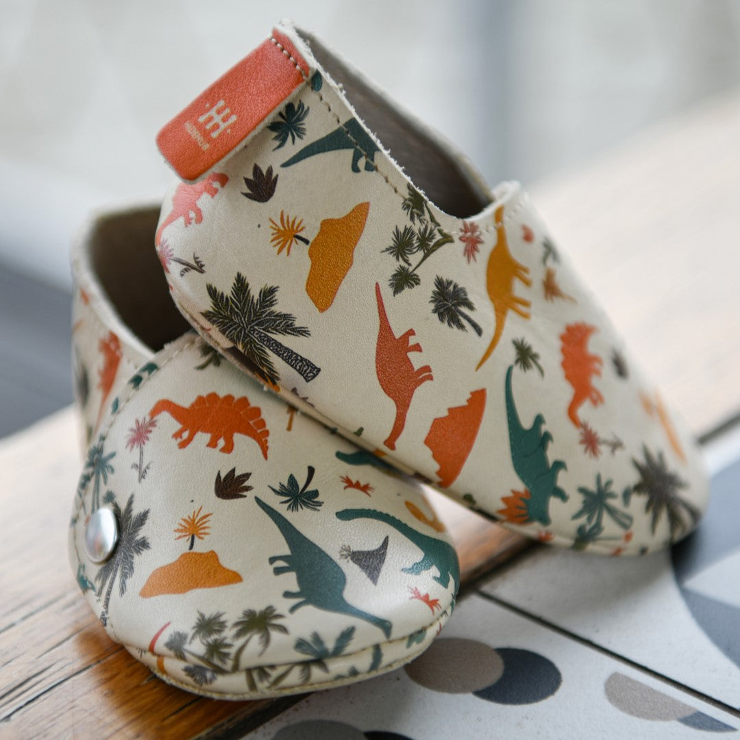 cipeli za bebe od kože dinosaurus