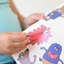 Edukativni poster sa nalepnicama Otkrića: Osećanja za decu 3-7 godina.