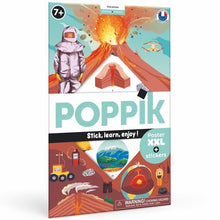 Poppik Edukativni poster sa nalepnicama Otkrića: Vulkani 7+