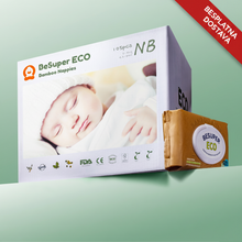 Besuper ECO Bamboo pelene i vlažne maramice