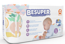 BeSuper Premium Pelene 1 (NB, 2-4 kg) 36 kom