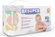 BeSuper Premium Pelene 2 (S, 3-8 kg) 36 kom